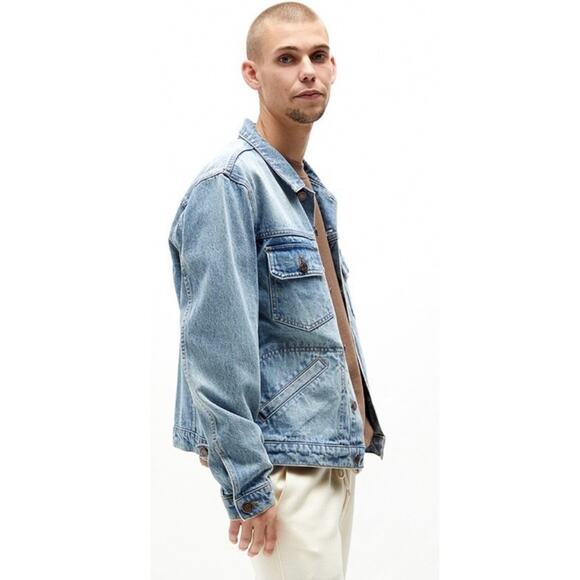 Playboy By PacSun Medium Wash Vintage Fit Jacket size Large - Picture 4 of 14